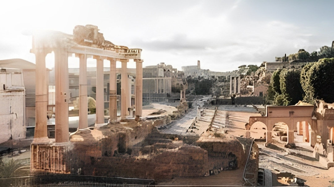 Damaged Rome Rome’s collapse - What became of its population - MediaRay